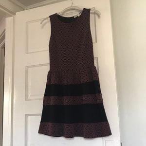 Adorable Stretch dress with peplum pop bottom